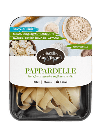 100% vegetable pappardelle